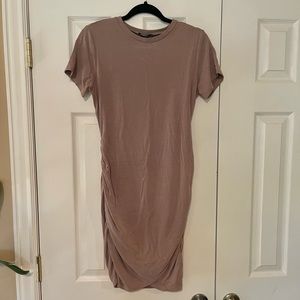 Rouched TShirt Dress